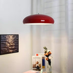 Contemporary Dome-Shaped Metal Pendant Light