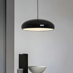Contemporary Dome-Shaped Metal Pendant Light