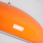 Contemporary Dome-Shaped Metal Pendant Light