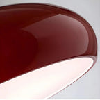 Contemporary Dome-Shaped Metal Pendant Light