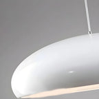 Contemporary Dome-Shaped Metal Pendant Light