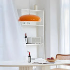 Contemporary Dome-Shaped Metal Pendant Light