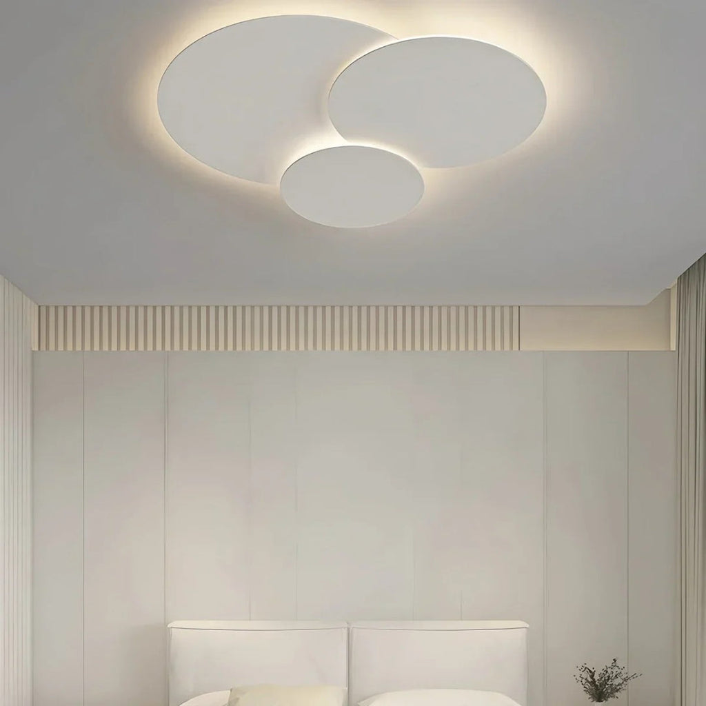 Contemporary Multi Disc LED Ceiling Light