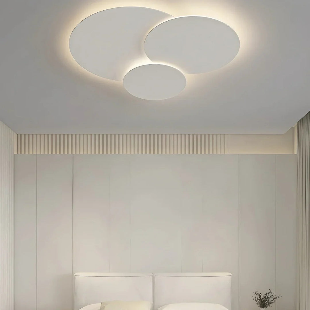 Contemporary Multi Disc LED Ceiling Light