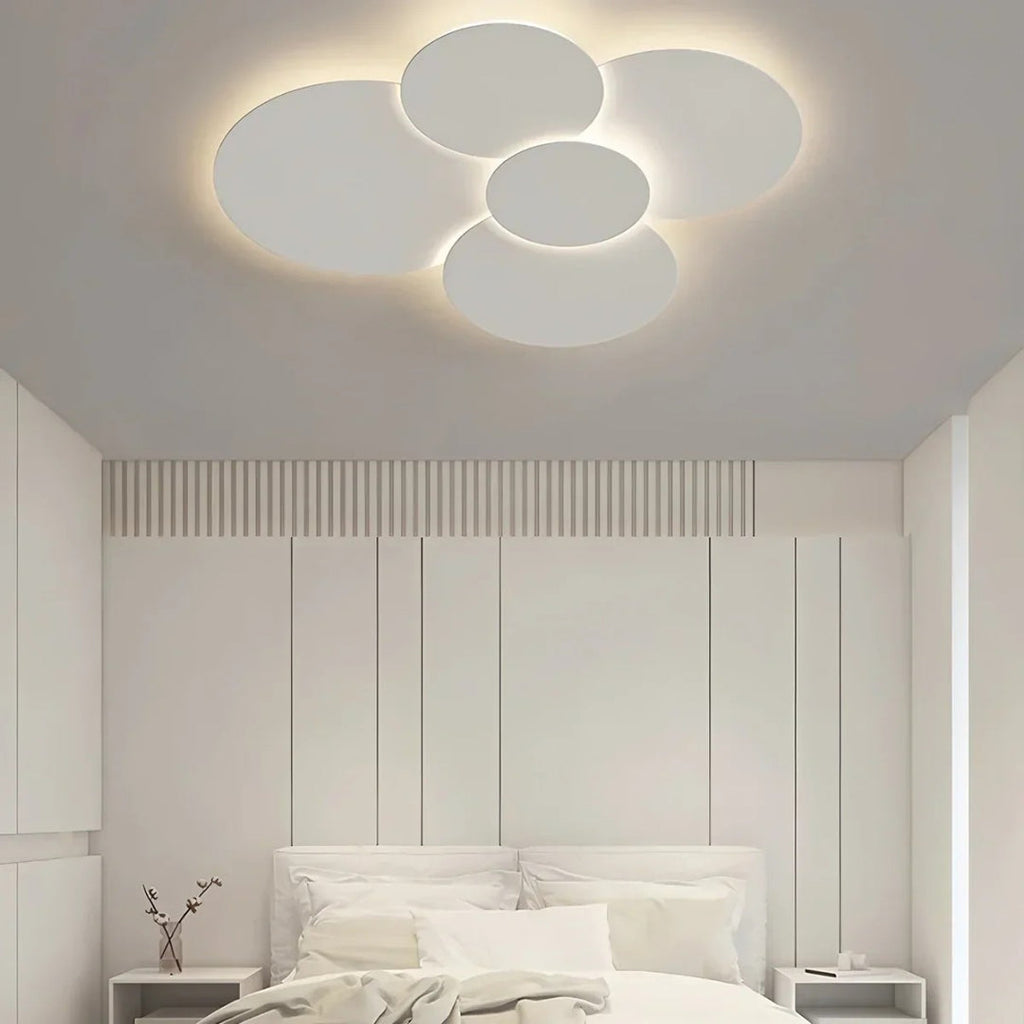 Contemporary Multi Disc LED Ceiling Light