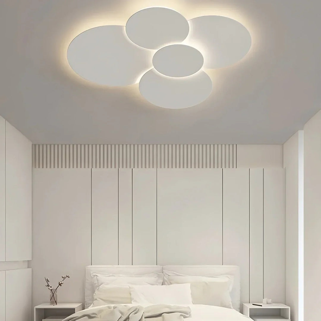 Contemporary Multi Disc LED Ceiling Light
