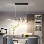 Modern Wavy LED Pendant Light