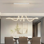 Modern Wavy LED Pendant Light