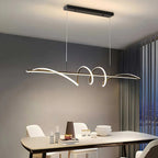 Modern Wavy LED Pendant Light