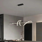 Modern Wavy LED Pendant Light