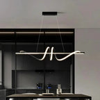 Modern Wavy LED Pendant Light