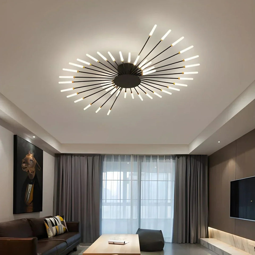 Modern LED Starburst Ceiling Light