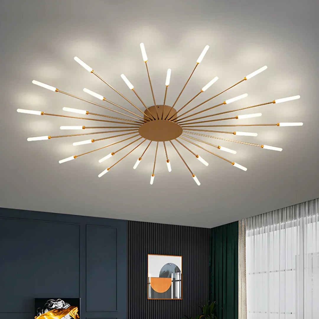 Modern LED Starburst Ceiling Light