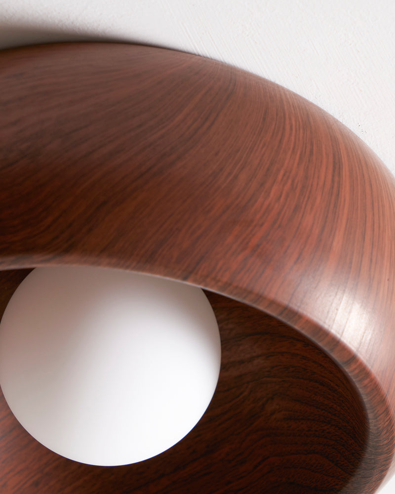 LED Ceiling Wall Light Metal and Glass | Modern Minimalist Style | Integrated 3000K Backlit Ambient Illumination