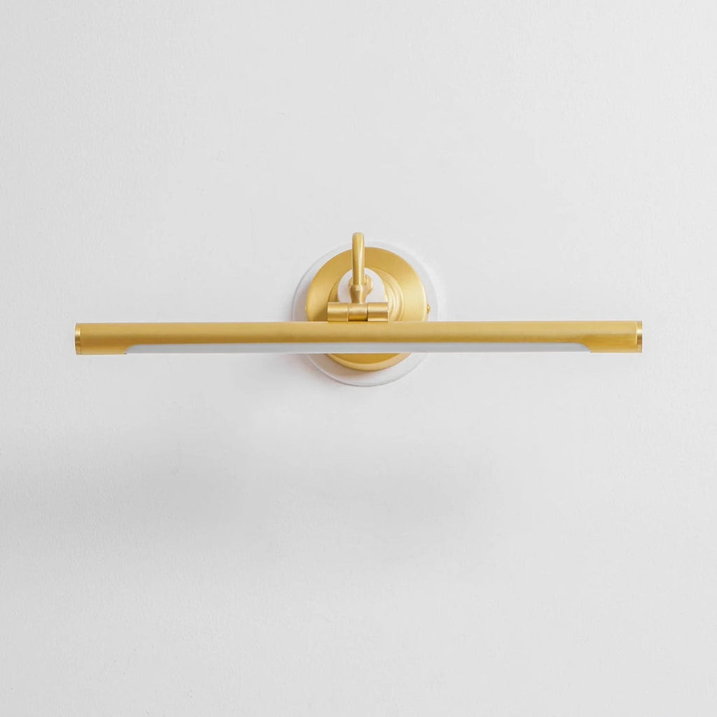 Linear Brass Wall Light