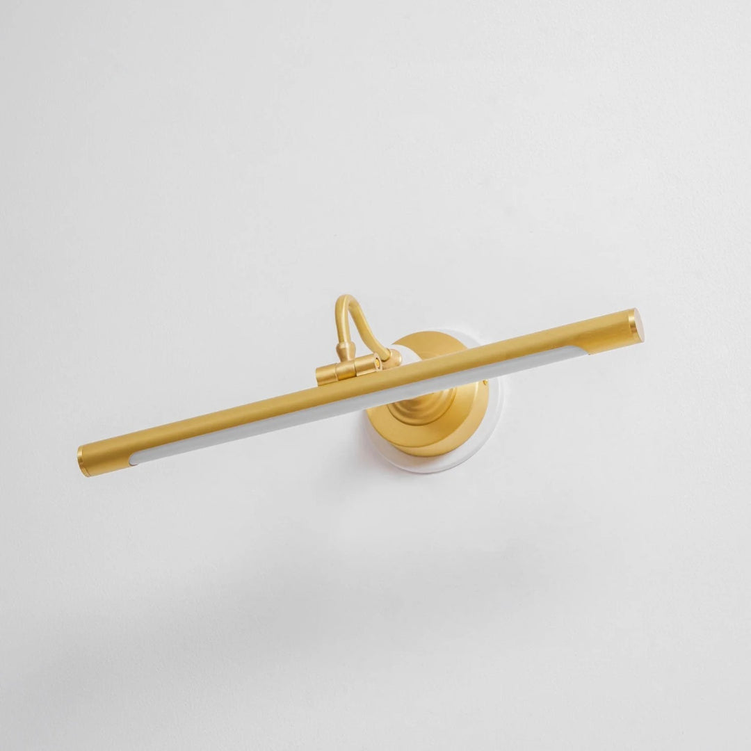 Linear Brass Wall Light