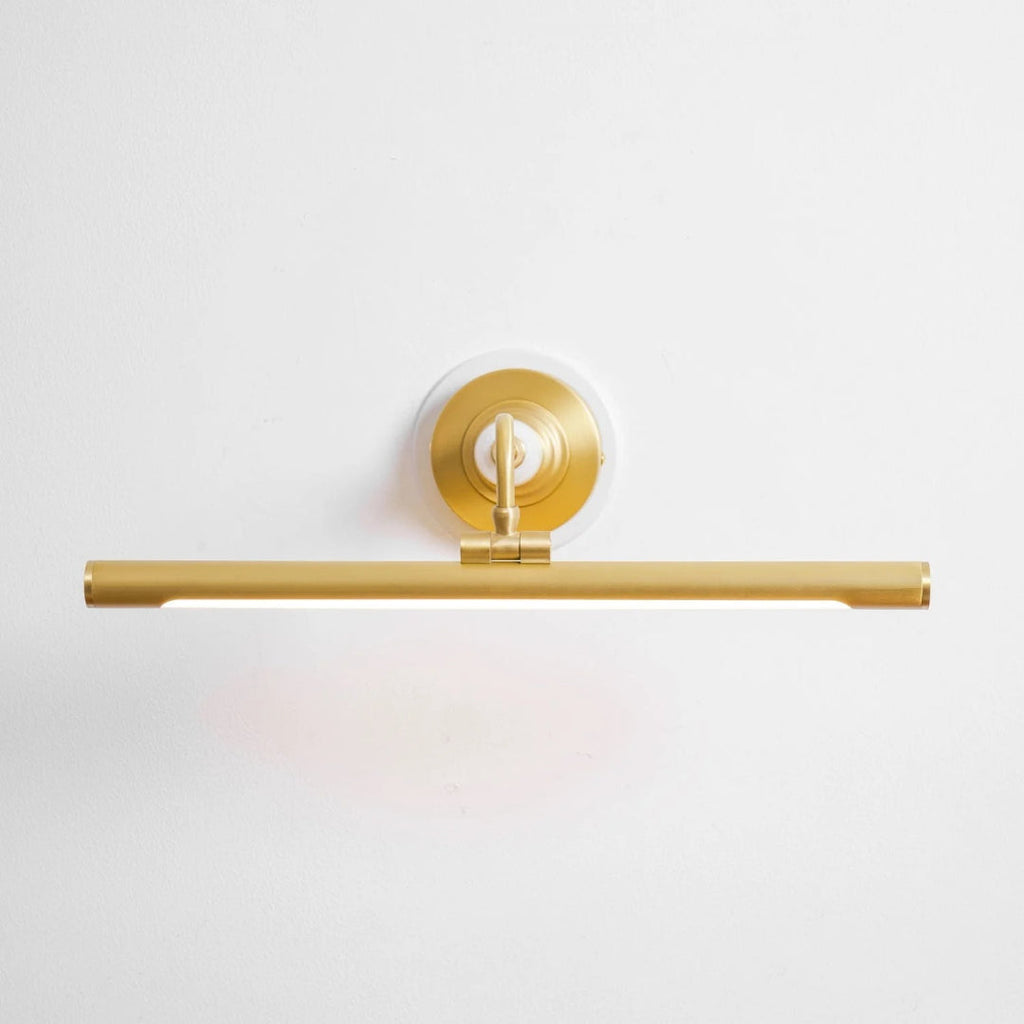 Linear Brass Wall Light