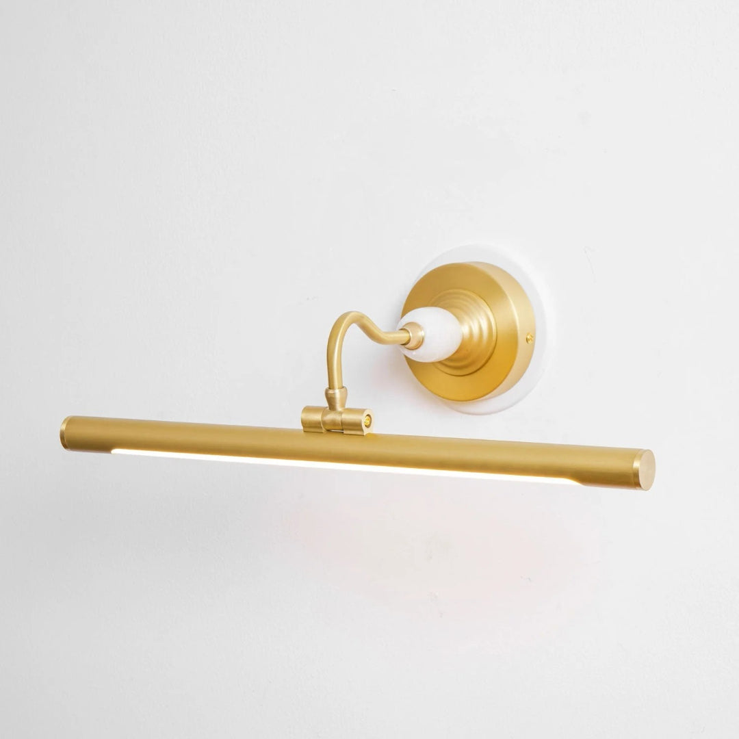 Linear Brass Wall Light