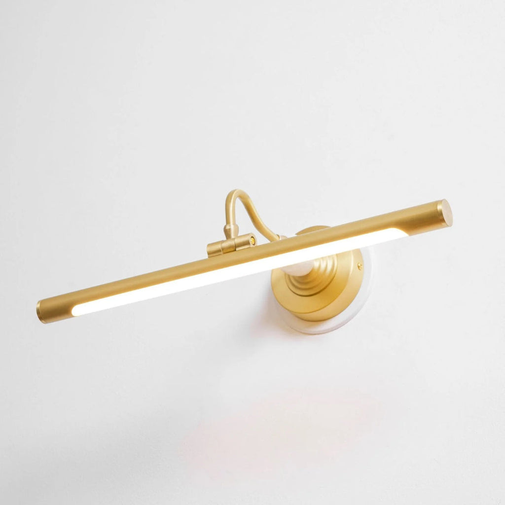 Linear Brass Wall Light