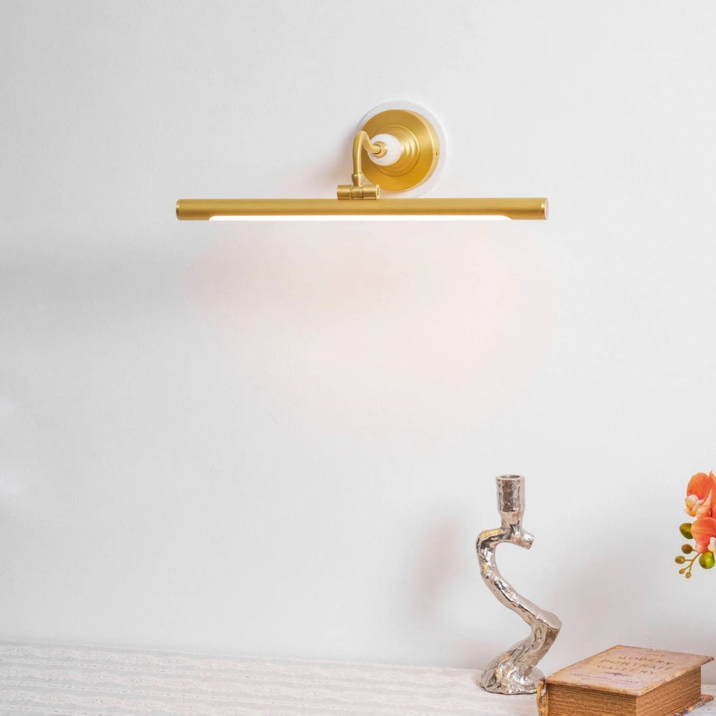 Linear Brass Wall Light