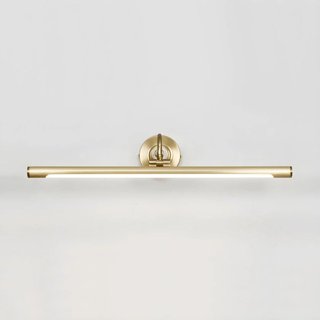 Linear Brass Wall Light