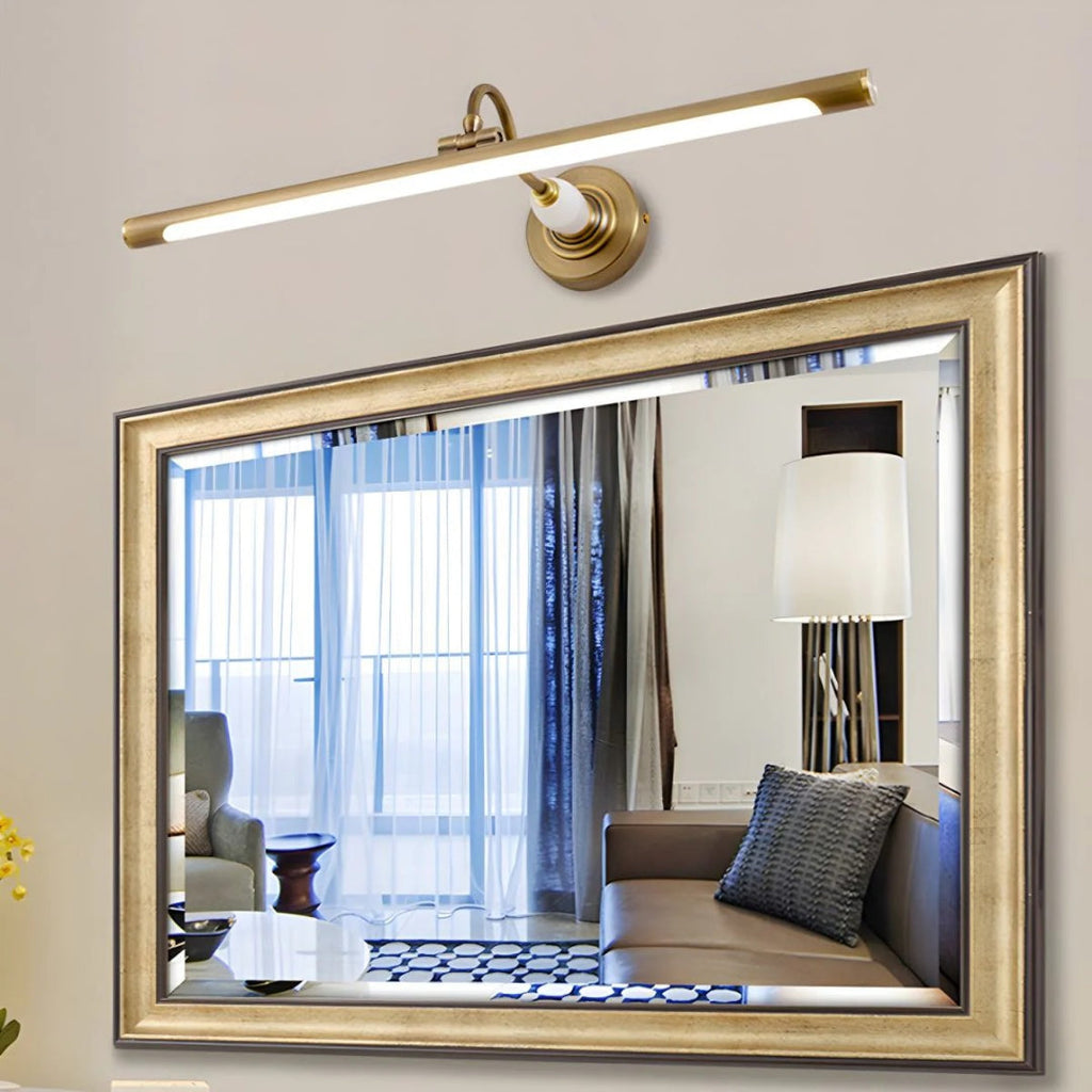 Linear Brass Wall Light