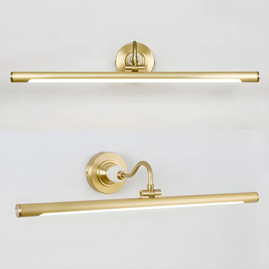 Linear Brass Wall Light