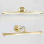 Linear Brass Wall Light