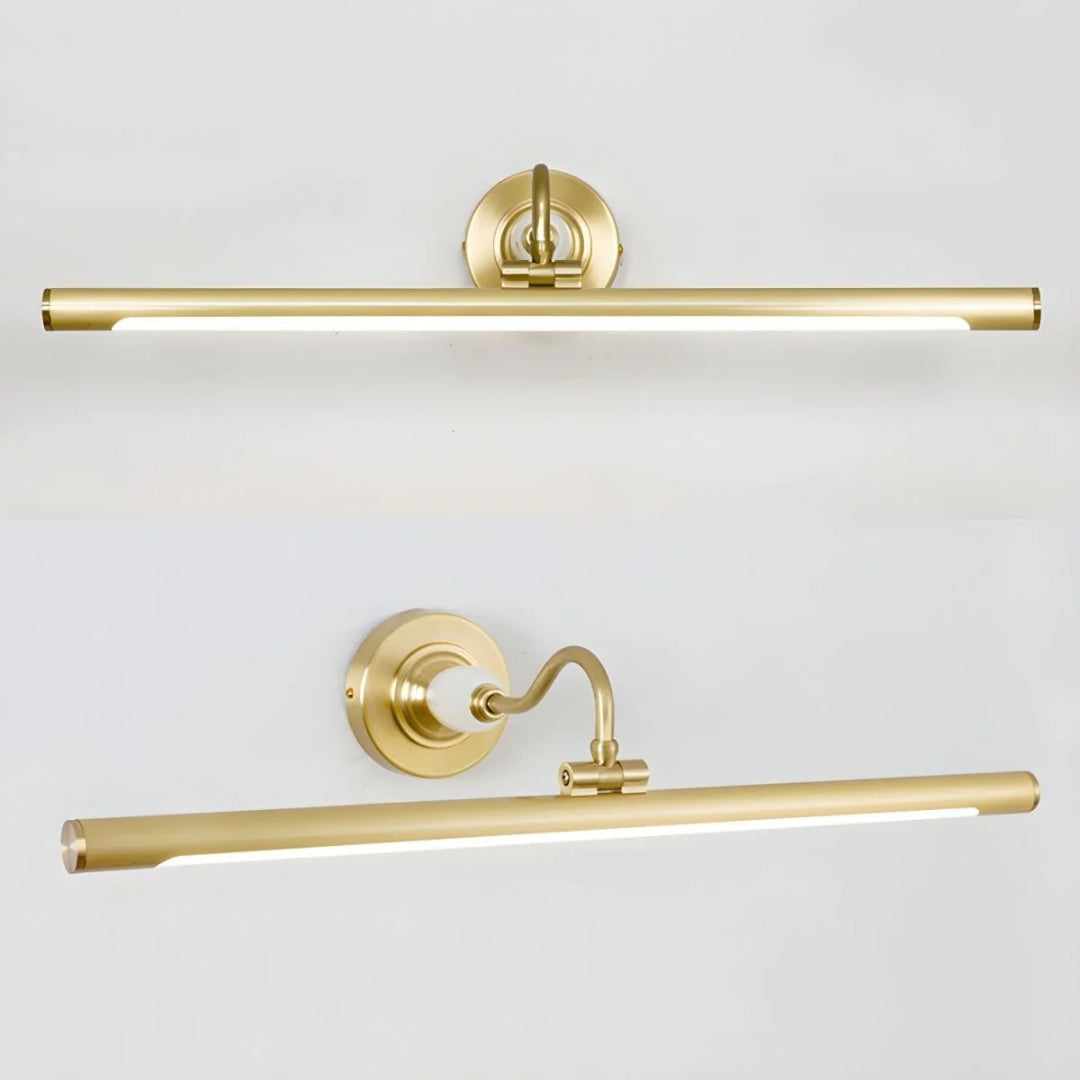 Linear Brass Wall Light