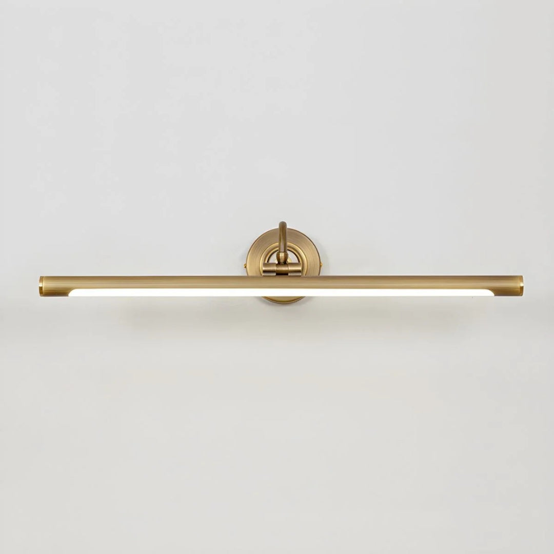 Linear Brass Wall Light