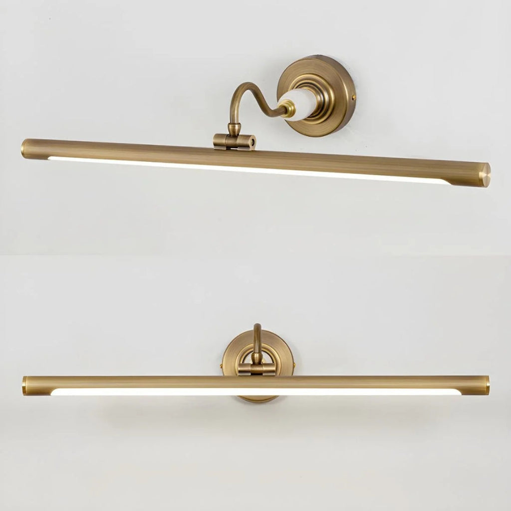 Linear Brass Wall Light