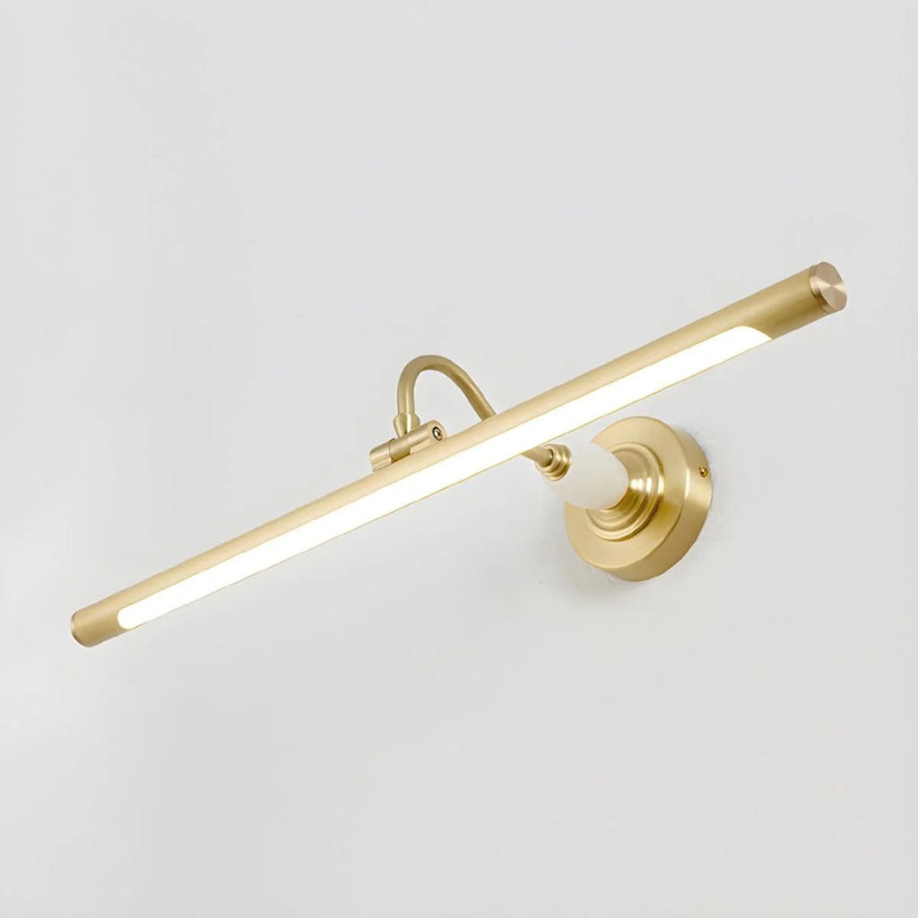 Linear Brass Wall Light
