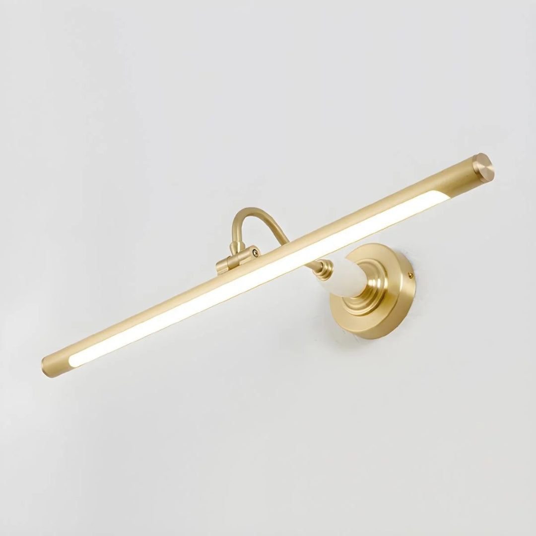 Linear Brass Wall Light