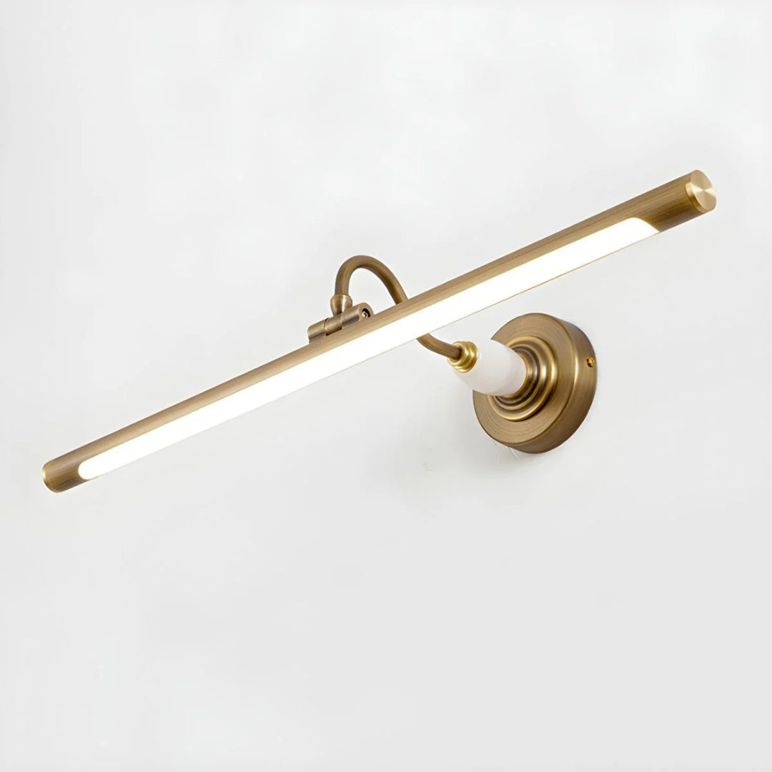 Linear Brass Wall Light