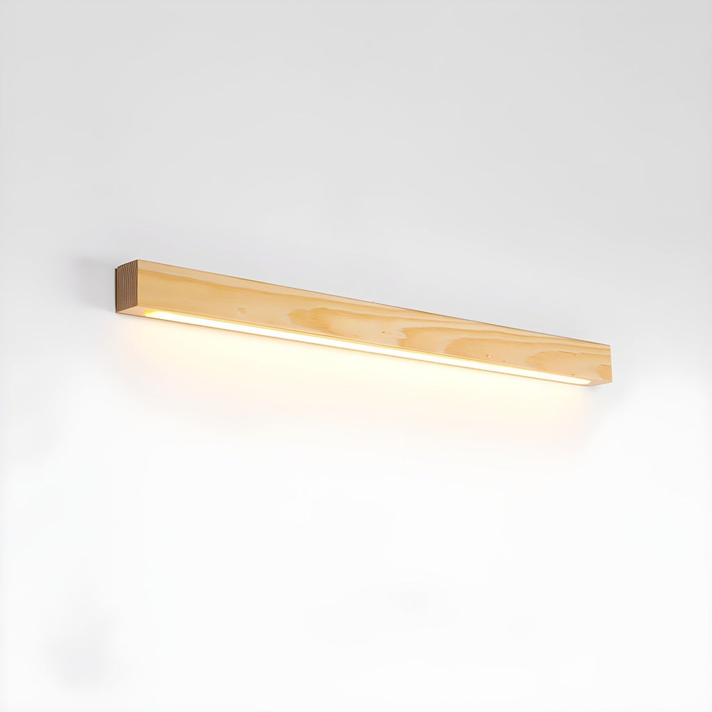 Lustra Applique Murale Linéaire Bois et LED Design Minimaliste - Neutralighting