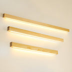Lustra Applique Murale Linéaire Bois et LED Design Minimaliste - Neutralighting