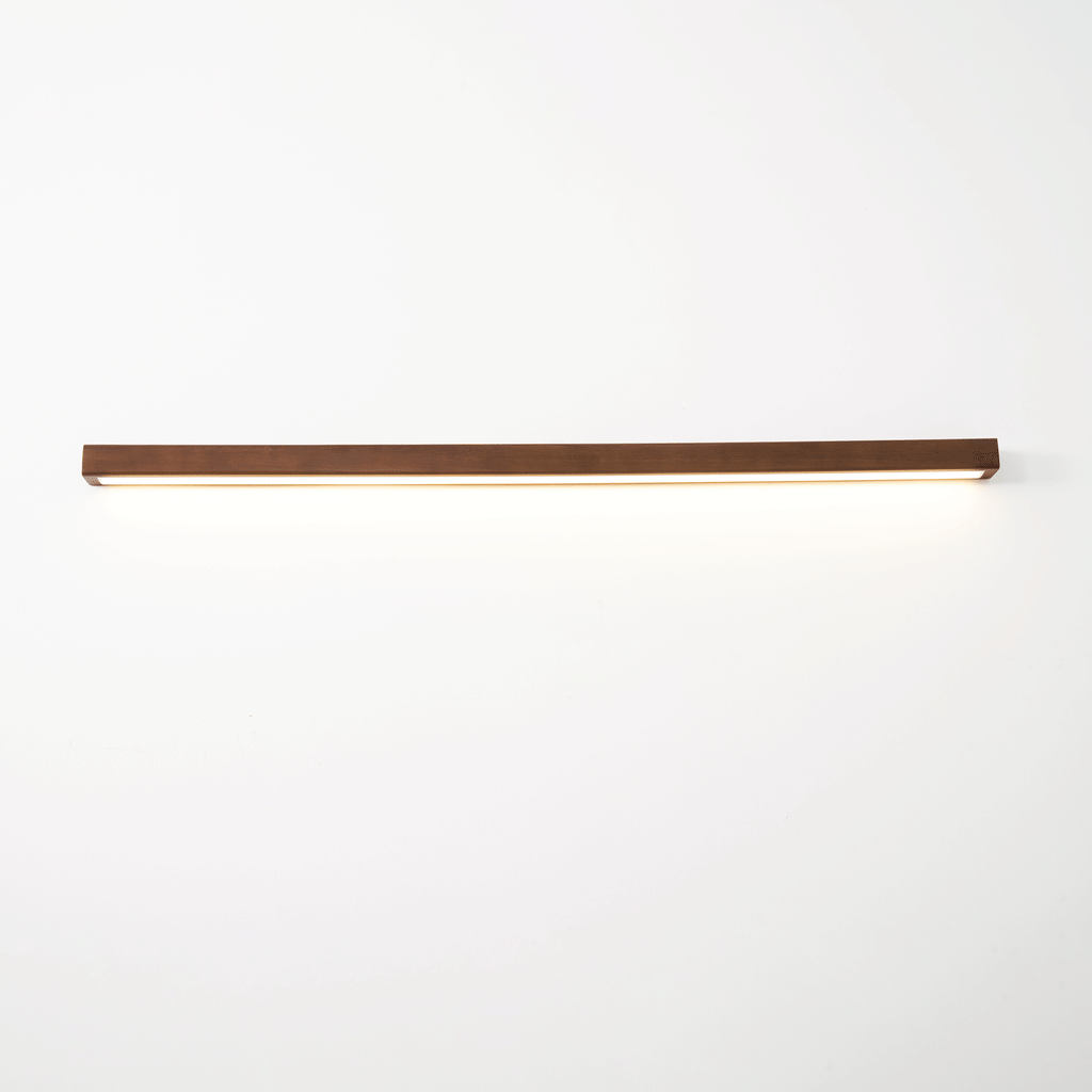 Lustra Applique Murale Linéaire Bois et LED Design Minimaliste - Neutralighting