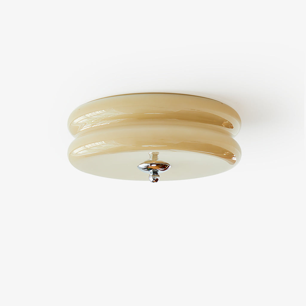 Lustra Plafonnier Art Déco Verre Vintage - Neutralighting