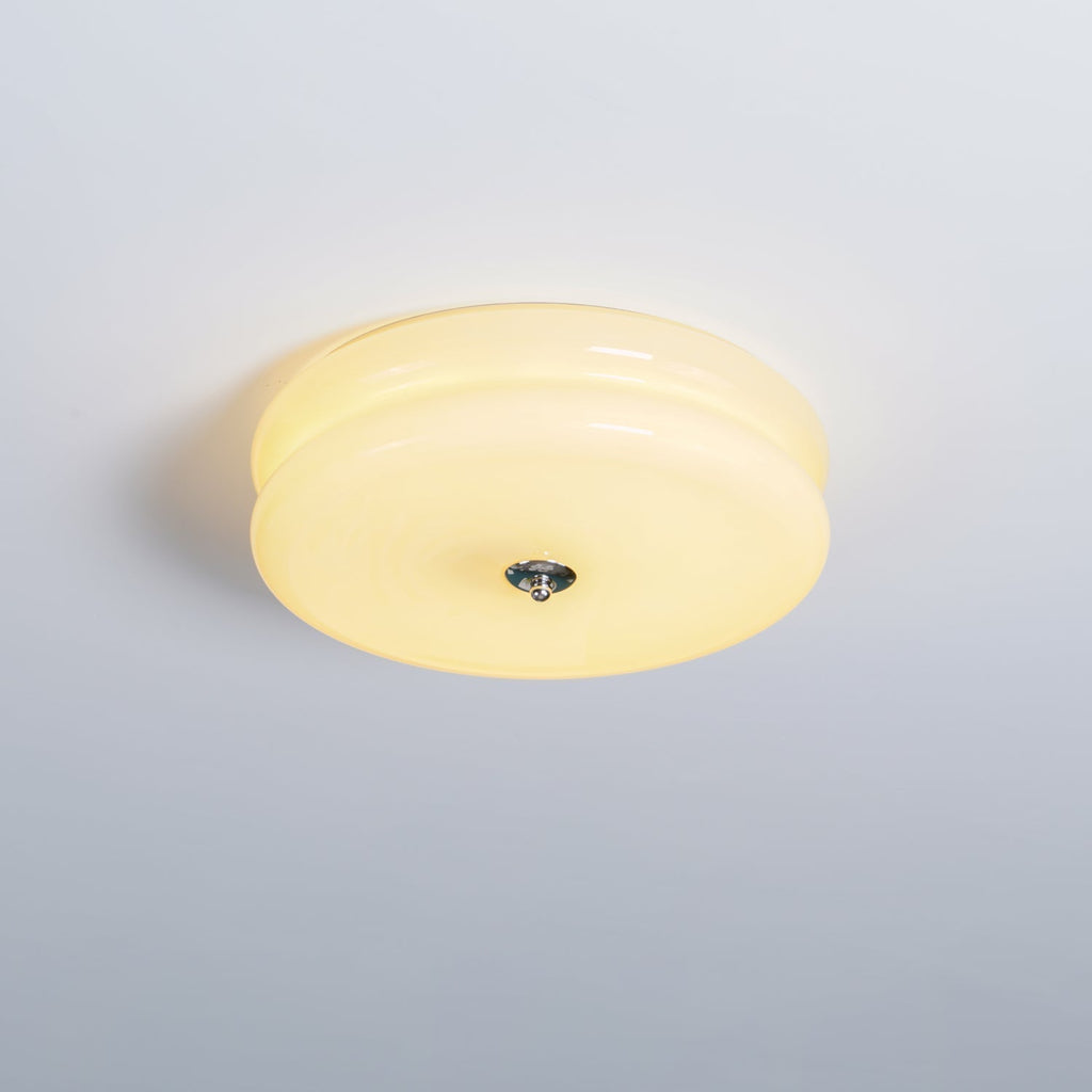 Lustra Plafonnier Art Déco Verre Vintage - Neutralighting