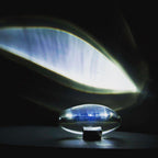 Crystal Table Lamp – Modern Minimalist Optical Light Projection Design