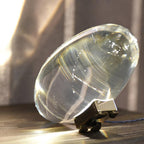 Crystal Table Lamp – Modern Minimalist Optical Light Projection Design