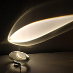 Crystal Table Lamp – Modern Minimalist Optical Light Projection Design