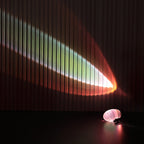 Crystal Table Lamp – Modern Minimalist Optical Light Projection Design