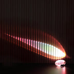 Crystal Table Lamp – Modern Minimalist Optical Light Projection Design