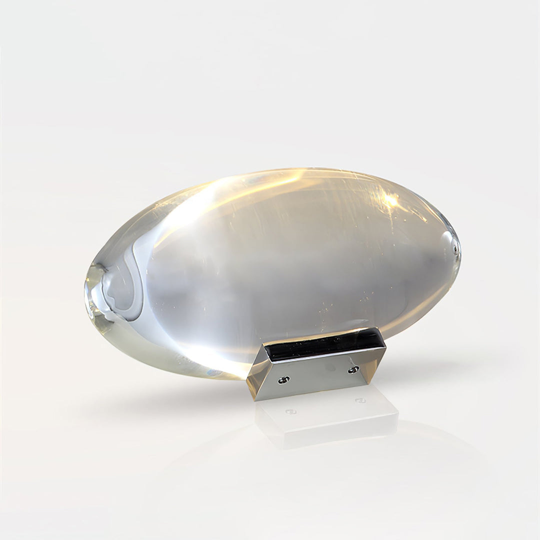 Crystal Table Lamp – Modern Minimalist Optical Light Projection Design