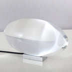Crystal Table Lamp – Modern Minimalist Optical Light Projection Design