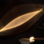Crystal Table Lamp – Modern Minimalist Optical Light Projection Design