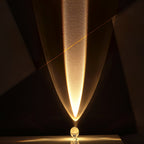 Crystal Table Lamp – Modern Minimalist Optical Light Projection Design