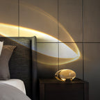 Crystal Table Lamp – Modern Minimalist Optical Light Projection Design