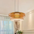 Layered Glass LED Pendant Light